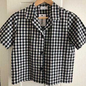 Medium Oak + Fort Gingham Top